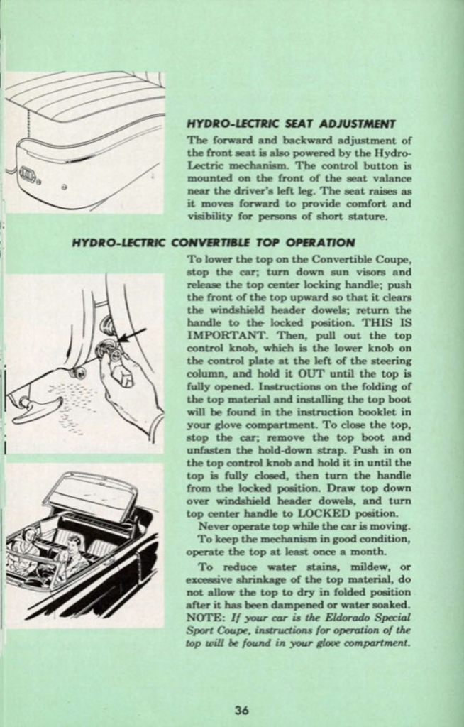 1953 Cadillac Owners Manual Page 28